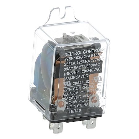 Frymaster Relay4P 20A 24V For  - Part# Fm807-0670 FM807-0670
